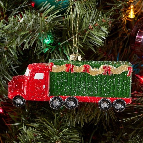*NEW* WONDERSHOP SEMI TRUCK TRACTOR TRAILER ORNAMENT - Picture 2 of 3